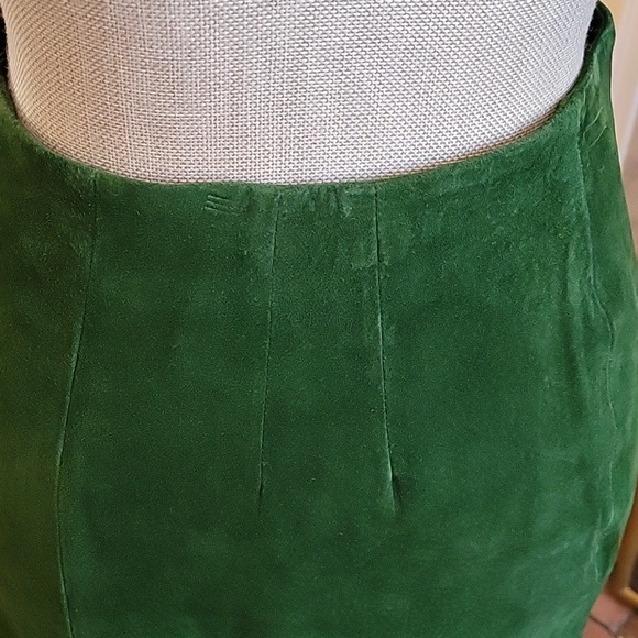 Vintage 90's Suede Maxi Skirt - Picture 5 of 8